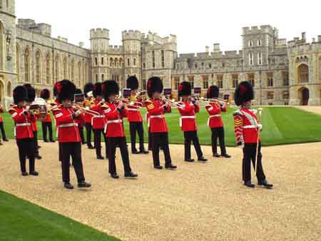 Band of the Coldstream Guards at Windsor Castle