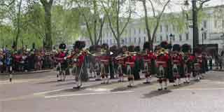 Royal Regiment of Scotland on Public Duties in London