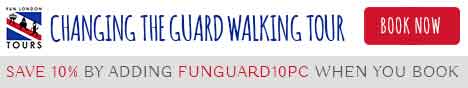 Changing the Gaurd Walking Tour advert