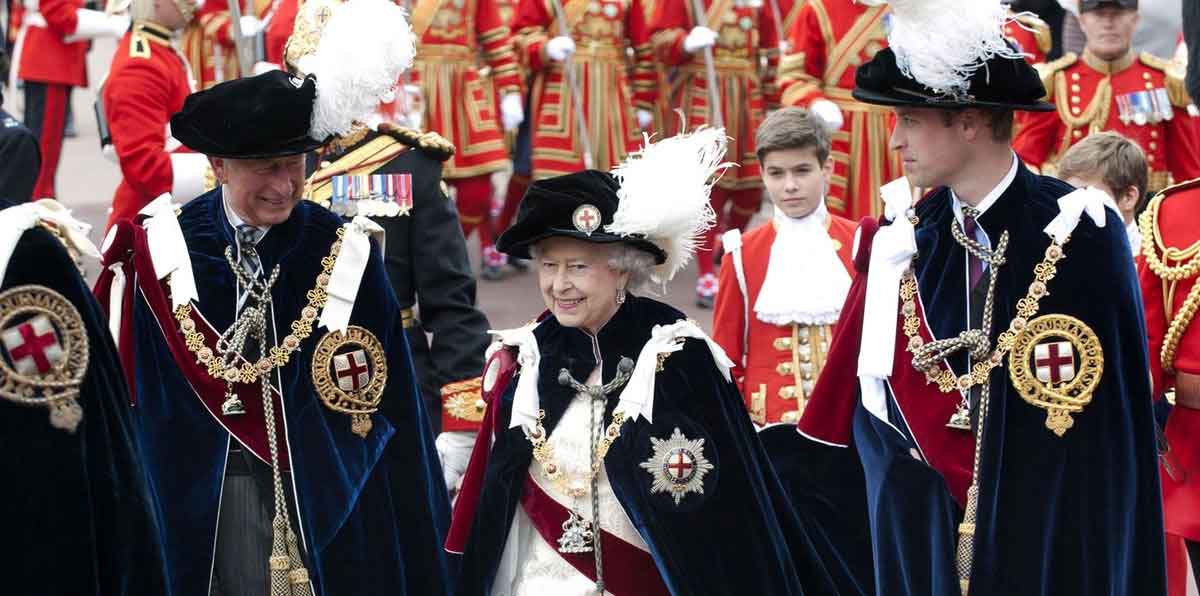 Knights of the Garter in Windsor Castle