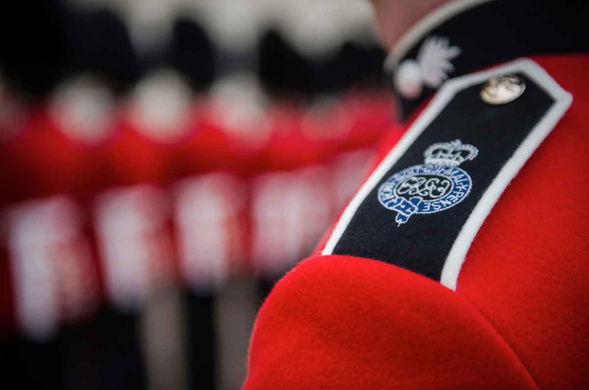 Grenadier Guards on parade