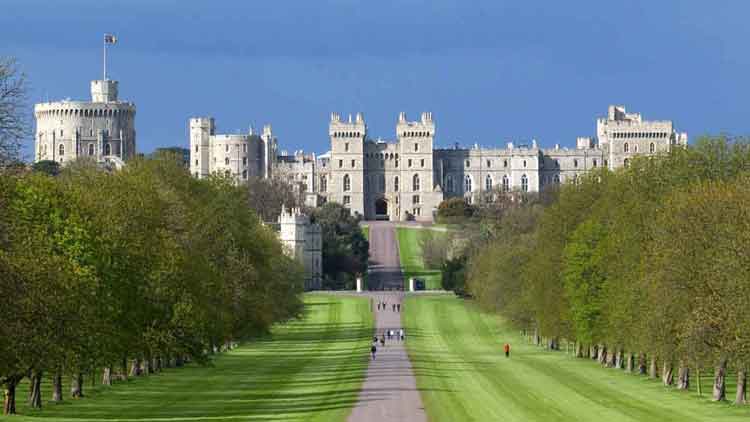 Windsor Castle from the Long Walk