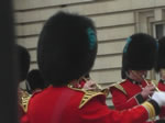 irish Guard Band playing on the forecourt
