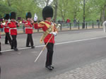 The Guards arrive at Buckingham Palace