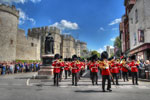 Band marching from Windsor Castle