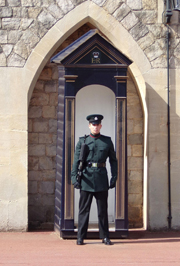 Rifleman on Sentry duty at Windsor Castle