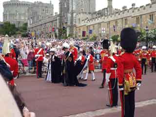Garter Parade in Windsor Castle