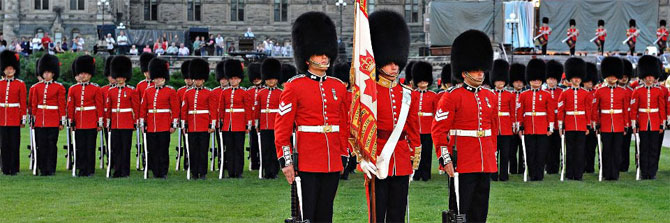 changing of the guard ottawa video