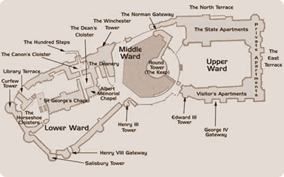 Windsor Castle plan
