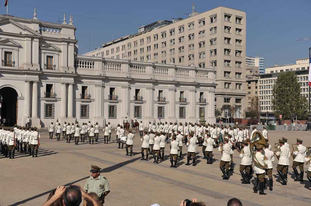 Changing the Guard La Moneda Palace
