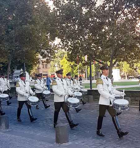 Band at Plaza de la Ciudadania 