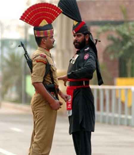 Indian and Pakisatni Border Guards